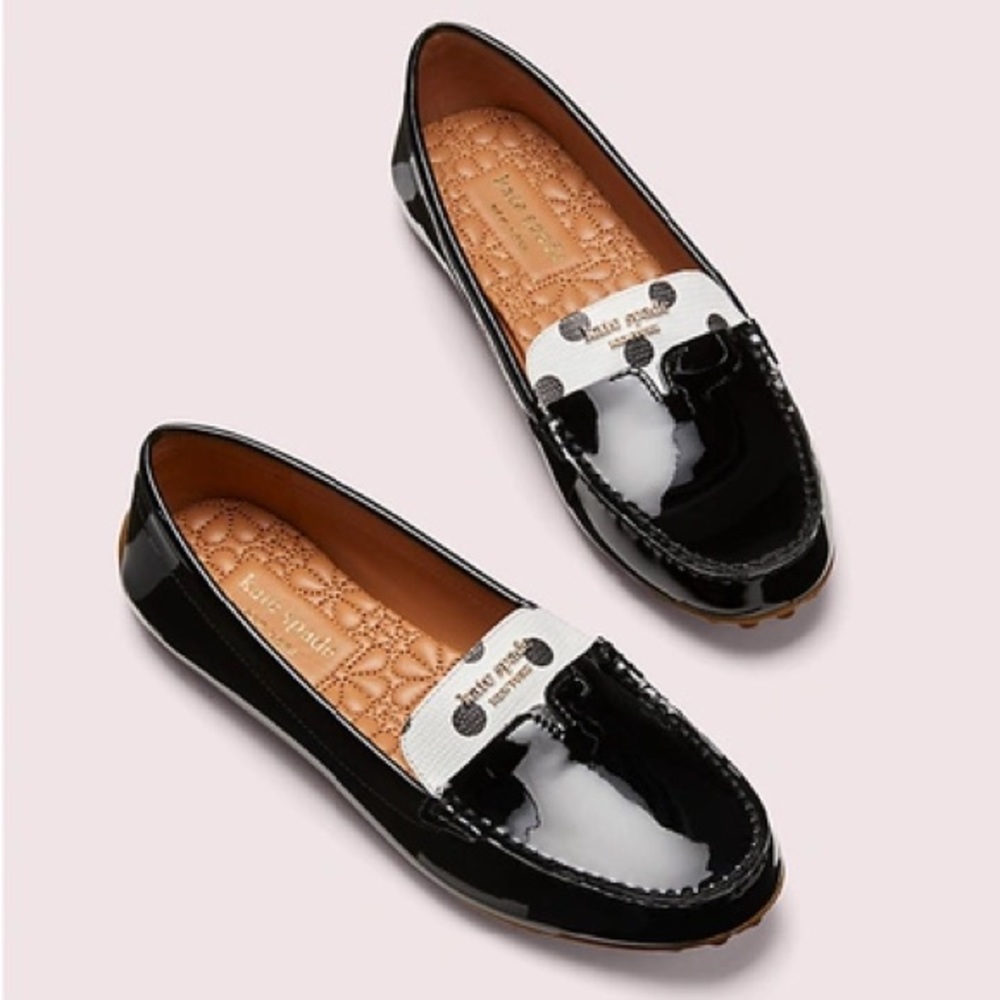 EUC Kate Spade Patent Leather Deck Loafers